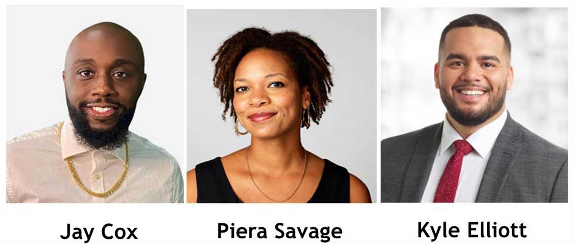 Jay Cox, Piera Savage and Kyle Elliott in Panel Discussion: “The Justice System and Reality”