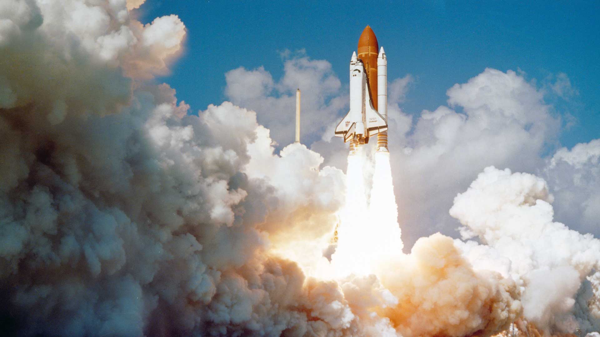 space shuttle launch