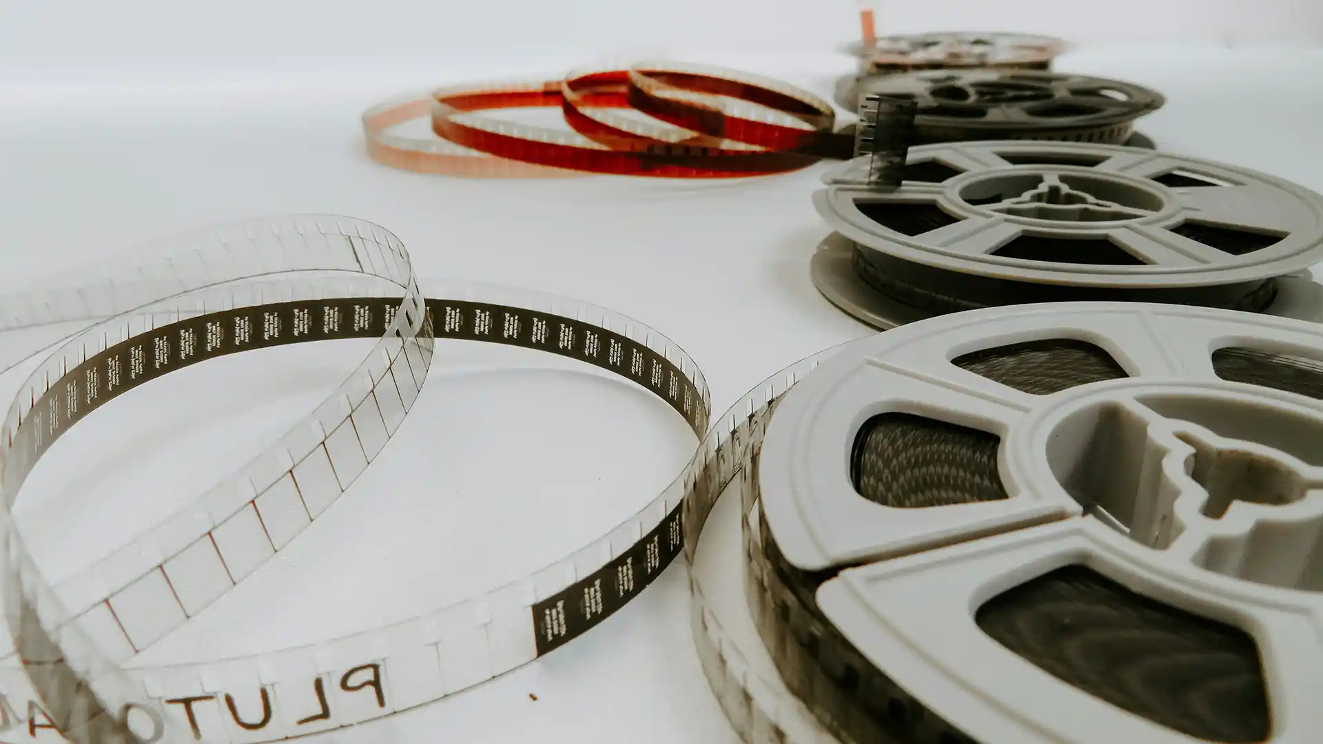 Film reels unravelling